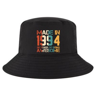 Retro Made In 1994 30 Years Of Being Awesome Birthday Cool Comfort Performance Bucket Hat