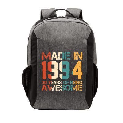 Retro Made In 1994 30 Years Of Being Awesome Birthday Vector Backpack