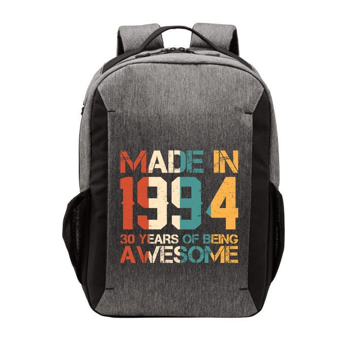 Retro Made In 1994 30 Years Of Being Awesome Birthday Vector Backpack