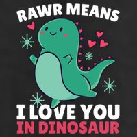 Rawr Means I Love You In Dinosaur Gift 25L Jumbo Tote