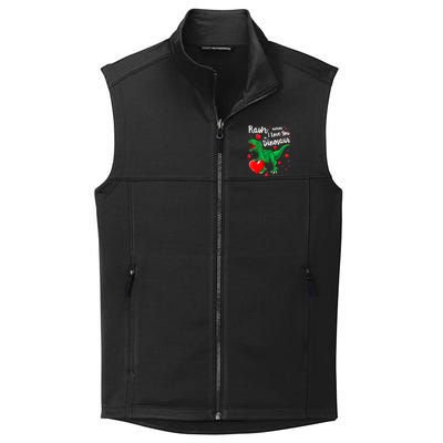 Rawr Means I Love You In Dinosaur Gift Valentines Day Cute Gift Collective Smooth Fleece Vest