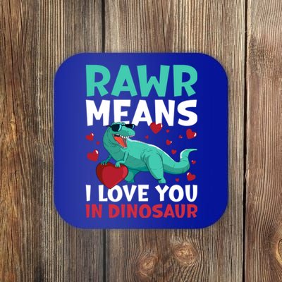 Rawr Means I Love You In Dinosaur Great Gift Coaster