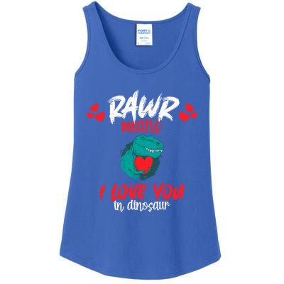 Rawr Means I Love You In Dinosaur Tgiftrex Gift Ladies Essential Tank