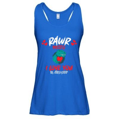 Rawr Means I Love You In Dinosaur Tgiftrex Gift Ladies Essential Flowy Tank