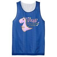 Rawr Means I Love You In Dinosaur Trex Valentines Day Cute Gift Mesh Reversible Basketball Jersey Tank