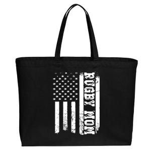 Rugby Mom I Rugby Player I Rugby Cotton Canvas Jumbo Tote