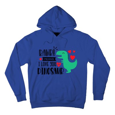 Rawr Means I Love You In Dinosaur Valentine’s Day Gift Hoodie