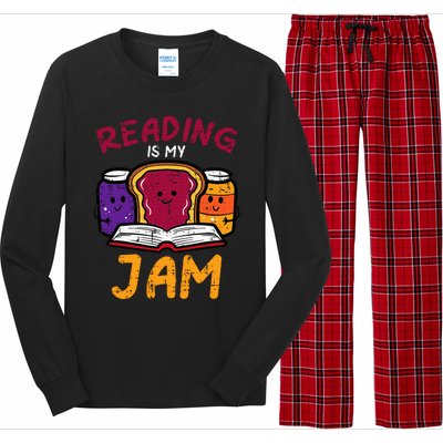 Reading My Jam Read Reading Book Librarian Long Sleeve Pajama Set