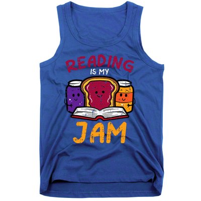 Reading My Jam Read Reading Book Librarian Tank Top