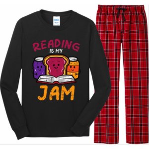 Reading My Jam Read Reading Book Librarian Long Sleeve Pajama Set