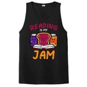 Reading My Jam Read Reading Book Librarian PosiCharge Competitor Tank