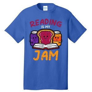 Reading My Jam Read Reading Book Librarian Tall T-Shirt