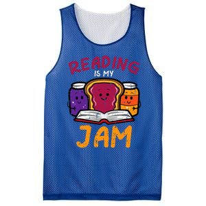 Reading My Jam Read Reading Book Librarian Mesh Reversible Basketball Jersey Tank