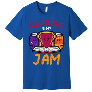 Reading My Jam Read Reading Book Librarian Premium T-Shirt