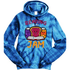 Reading My Jam Read Reading Book Librarian Tie Dye Hoodie