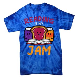 Reading My Jam Read Reading Book Librarian Tie-Dye T-Shirt