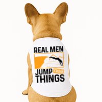 Real Men Jump From Things Tombstoning Cliff Diver Jumping Doggie Tank