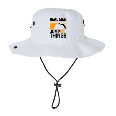 Real Men Jump From Things Tombstoning Cliff Diver Jumping Bucket Hat