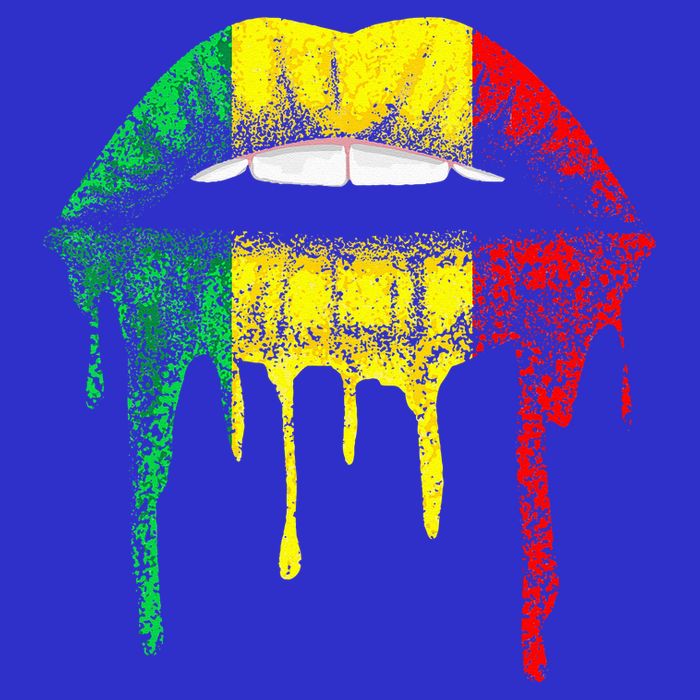 Reggae Music Jamaica Kissing Lips Flag Rastafari Rasta 16 in Basic Backpack