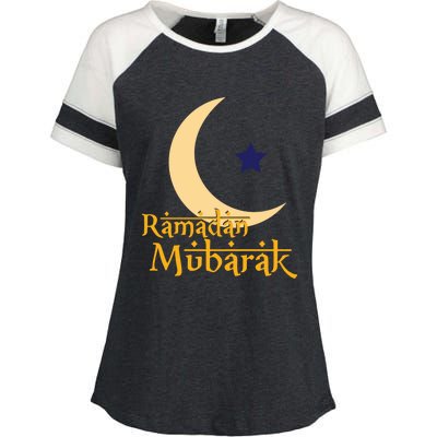 Ramadan Mubarak Kareem Eid Mubarak Islam Cute Gift Enza Ladies Jersey Colorblock Tee