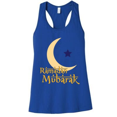 Ramadan Mubarak Kareem Eid Mubarak Islam Cute Gift Women's Racerback Tank