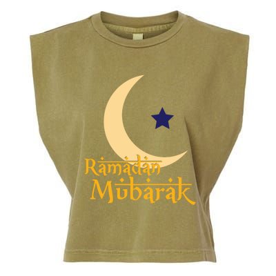 Ramadan Mubarak Kareem Eid Mubarak Islam Cute Gift Garment-Dyed Women's Muscle Tee