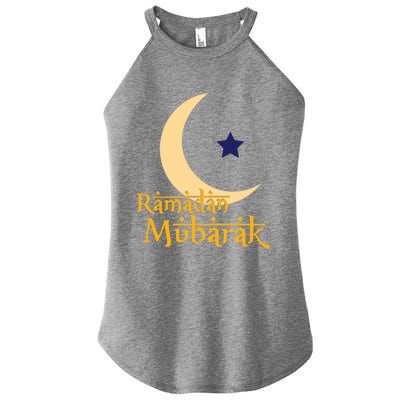 Ramadan Mubarak Kareem Eid Mubarak Islam Cute Gift Women’s Perfect Tri Rocker Tank