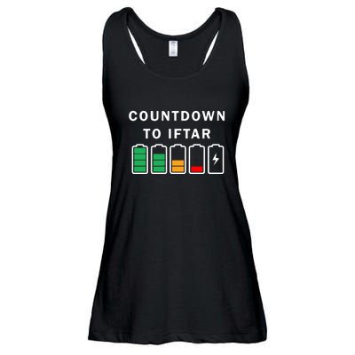 Ramadan Mubarak Kareem, Count Down To Iftar Funny Gift Ladies Essential Flowy Tank