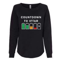 Ramadan Mubarak Kareem, Count Down To Iftar Funny Gift Womens California Wash Sweatshirt