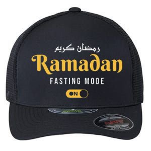 Ramadan Mubarak Kareem Fasting Mode On Flexfit Unipanel Trucker Cap