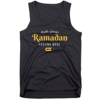 Ramadan Mubarak Kareem Fasting Mode On Tank Top