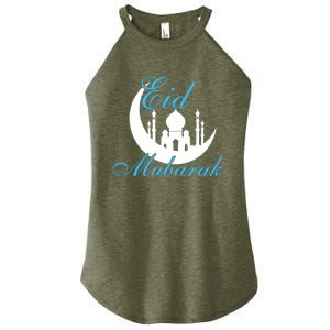 Ramadan Mubarak Kareem Eid Mubarak I Pride Muslim Arabic Gift Women's Perfect Tri Rocker Tank