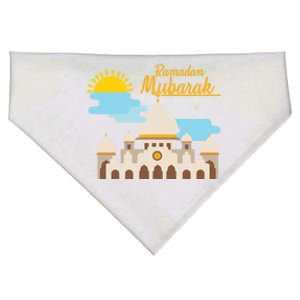 Ramadan Mubarak Kareem Eid Mubarak Islam Gift USA-Made Doggie Bandana