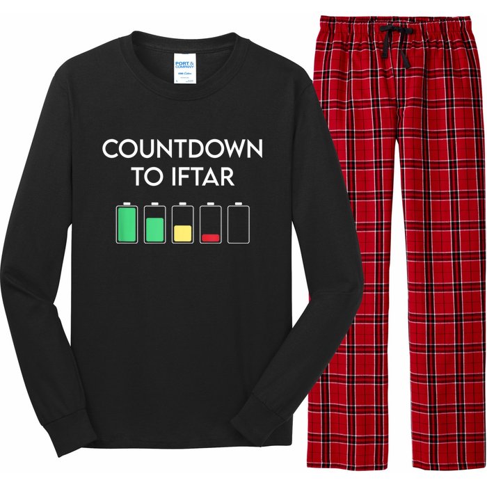 Ramadan Mubarak Kareem, Count Down To Iftar Funny Say Long Sleeve Pajama Set