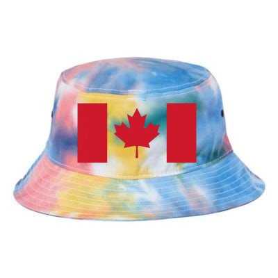 Red Maple Leaf Canada Day Tie Dye Newport Bucket Hat