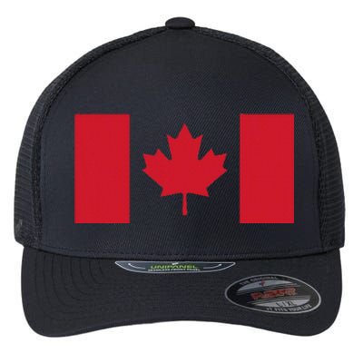 Red Maple Leaf Canada Day Flexfit Unipanel Trucker Cap