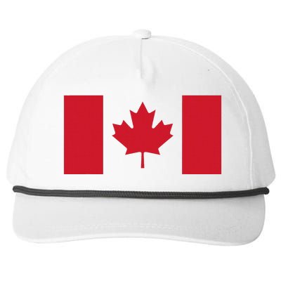 Red Maple Leaf Canada Day Snapback Five-Panel Rope Hat