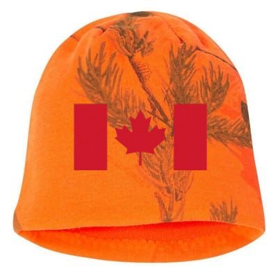 Red Maple Leaf Canada Day Kati - Camo Knit Beanie