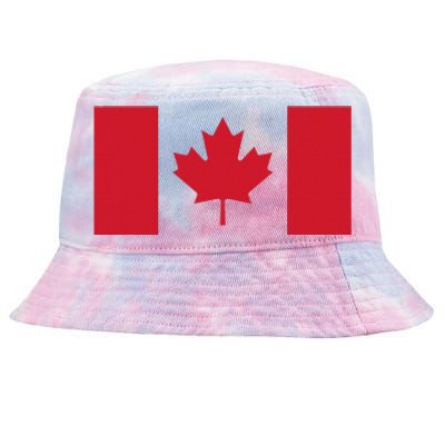 Red Maple Leaf Canada Day Tie-Dyed Bucket Hat