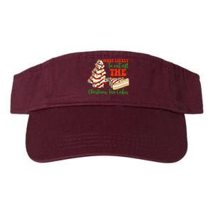 Retro Most Likely To Eat All The Christmas Tree Cakes Debbie Valucap Bio-Washed Visor