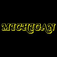 Retro Michigan Logo City Backpack