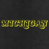 Retro Michigan Logo Adult Drive Performance Visor