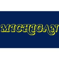 Retro Michigan Logo Bumper Sticker