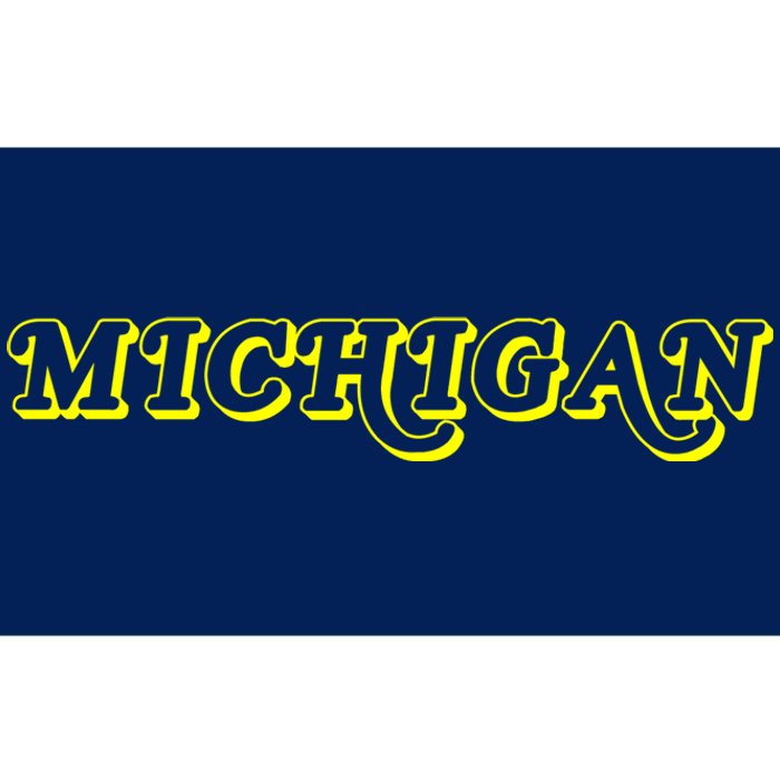 Retro Michigan Logo Bumper Sticker