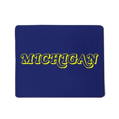 Retro Michigan Logo Mousepad