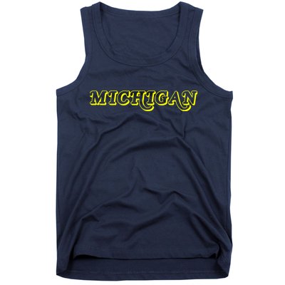 Retro Michigan Logo Tank Top