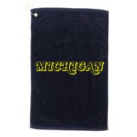 Retro Michigan Logo Golf Towel