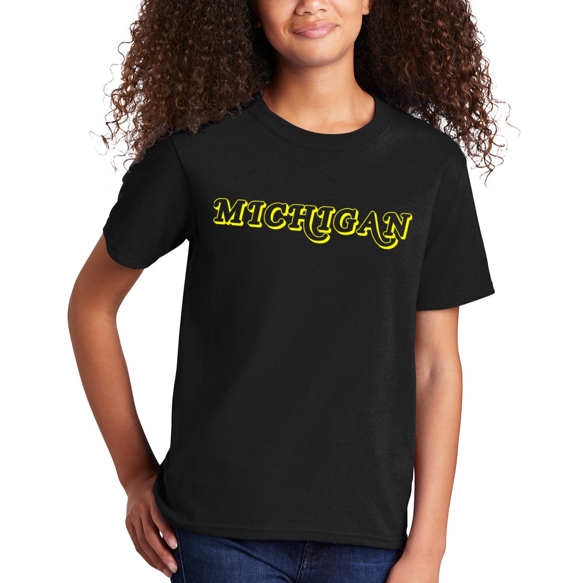 Retro Michigan Logo Kids T-Shirt
