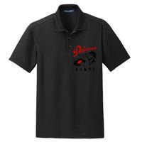 Retro Music Lover Quote Delicious Meme Vinyl Funny Basic Dry Zone Grid Polo