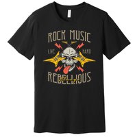 Rock Music Live Hard Always Premium T-Shirt